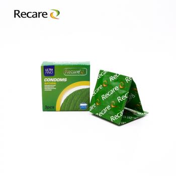 3pcs/box recare ultra thin condom