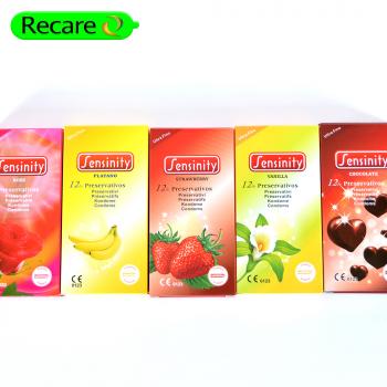 condom factory fruit flavor male condom with long love time