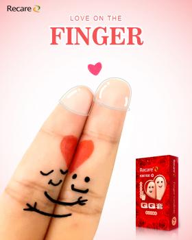 medical finger cover cots hot selling nature recare oem condom ce iso